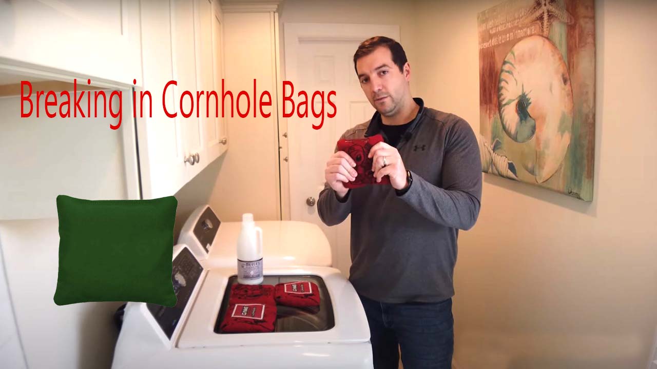 Breaking in Cornhole Bags